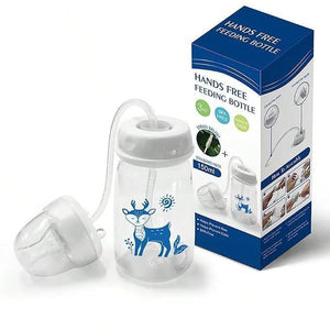 Baby Feeding Bottle with Weighted Straw image 1