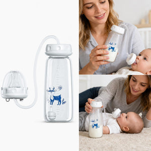 Baby Feeding Bottle with Weighted Straw image 5