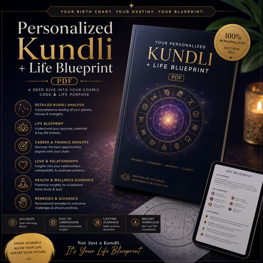 Personalized Kundli + Life Blueprint PDF